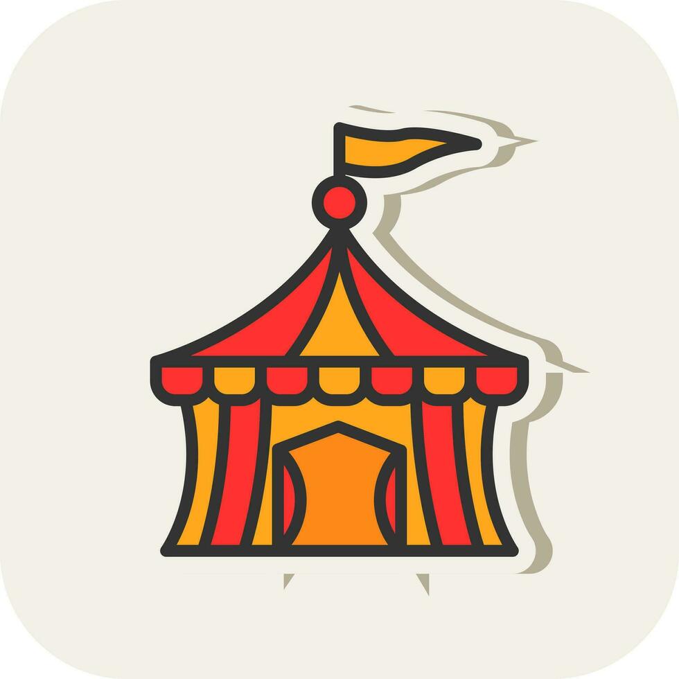 diseño de icono de vector de circo