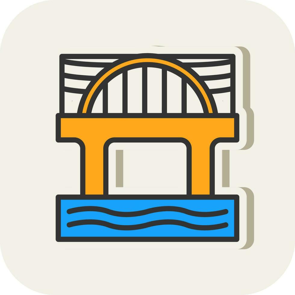 diseño de icono de vector de puente