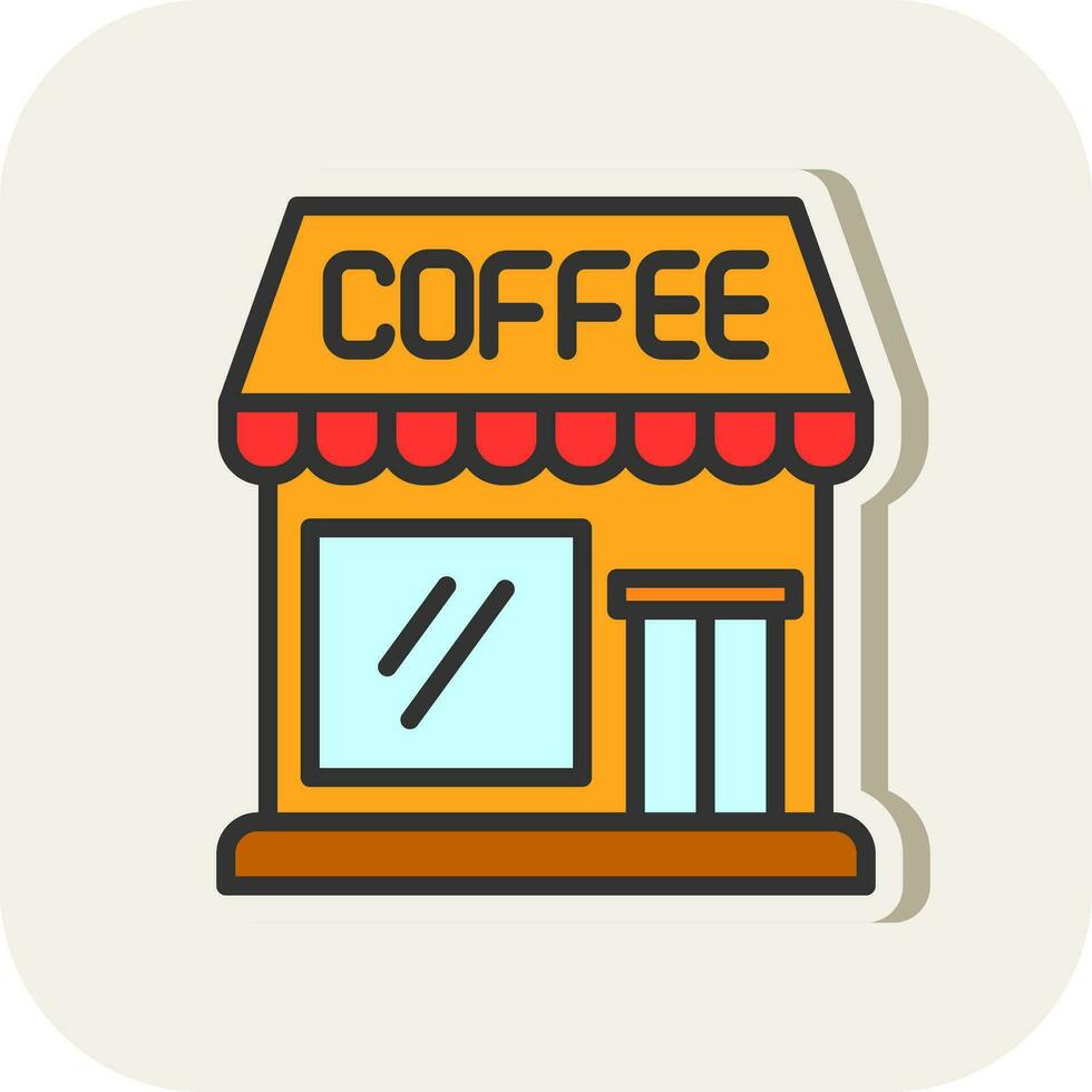 Coffee house Vector Icon Design