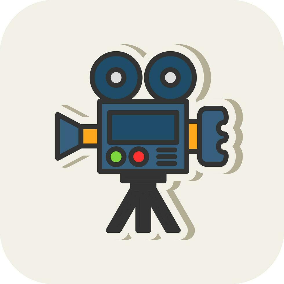 diseño de icono de vector de cine