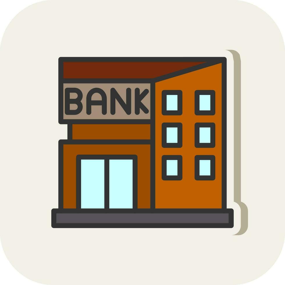 diseño de icono de vector de banco