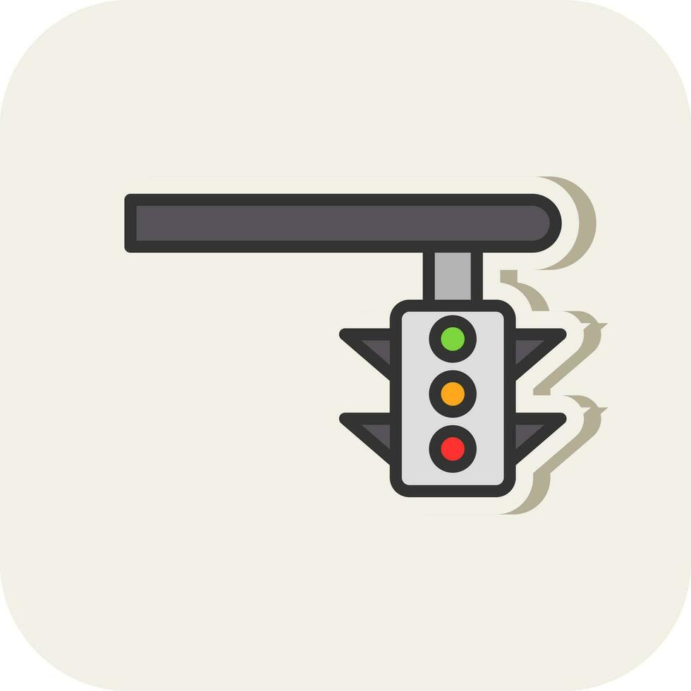 Traffic light Vector Icon Design