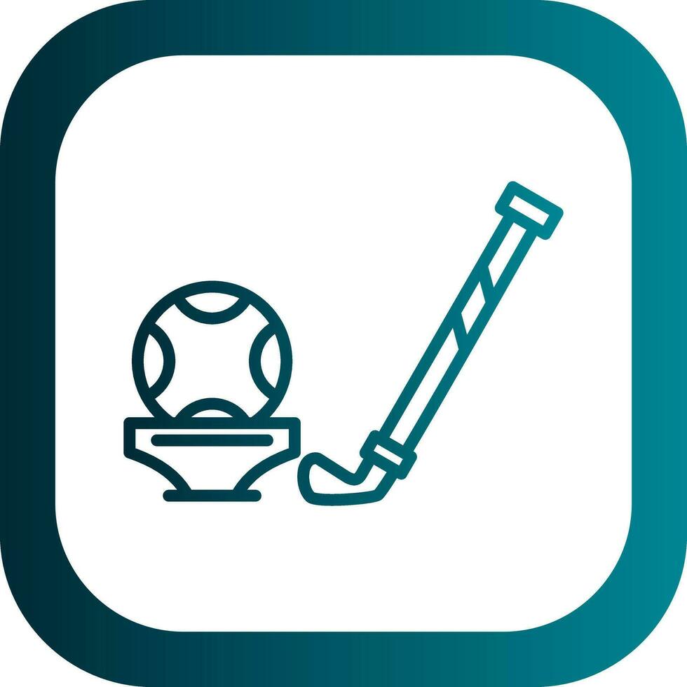 Golf club Vector Icon Design