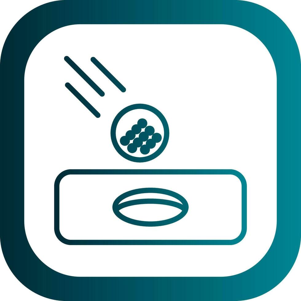 Hole in one Vector Icon Design
