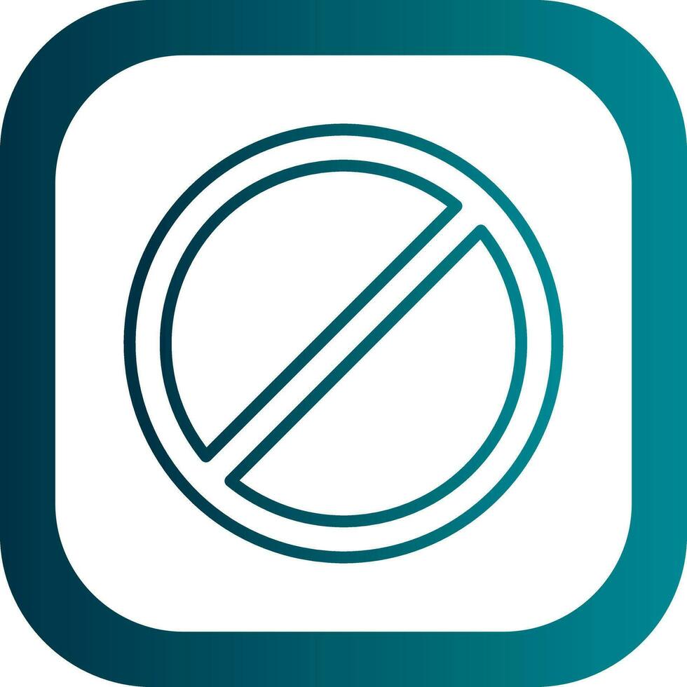 Ban Vector Icon Design
