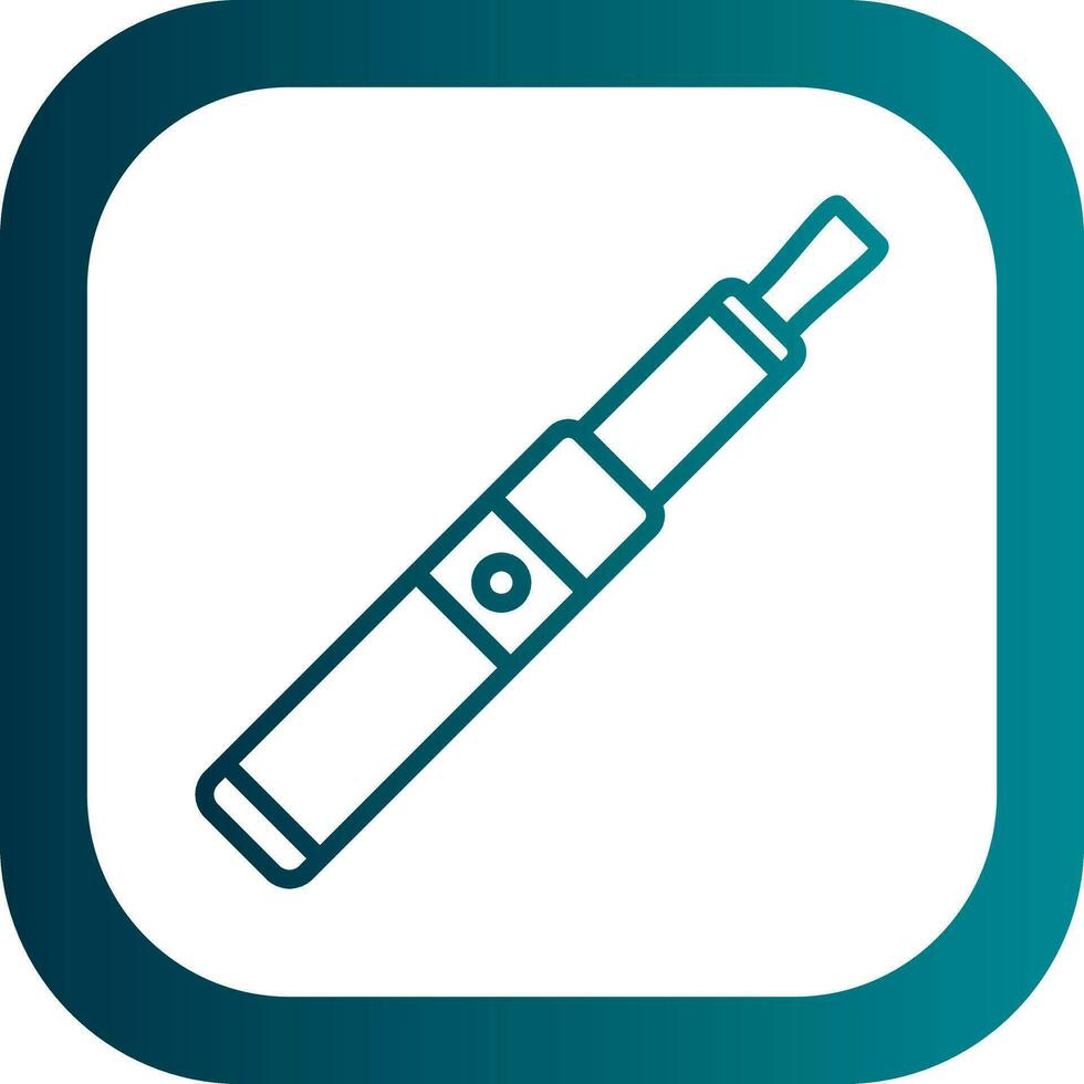Electronic cigarette Vector Icon Design