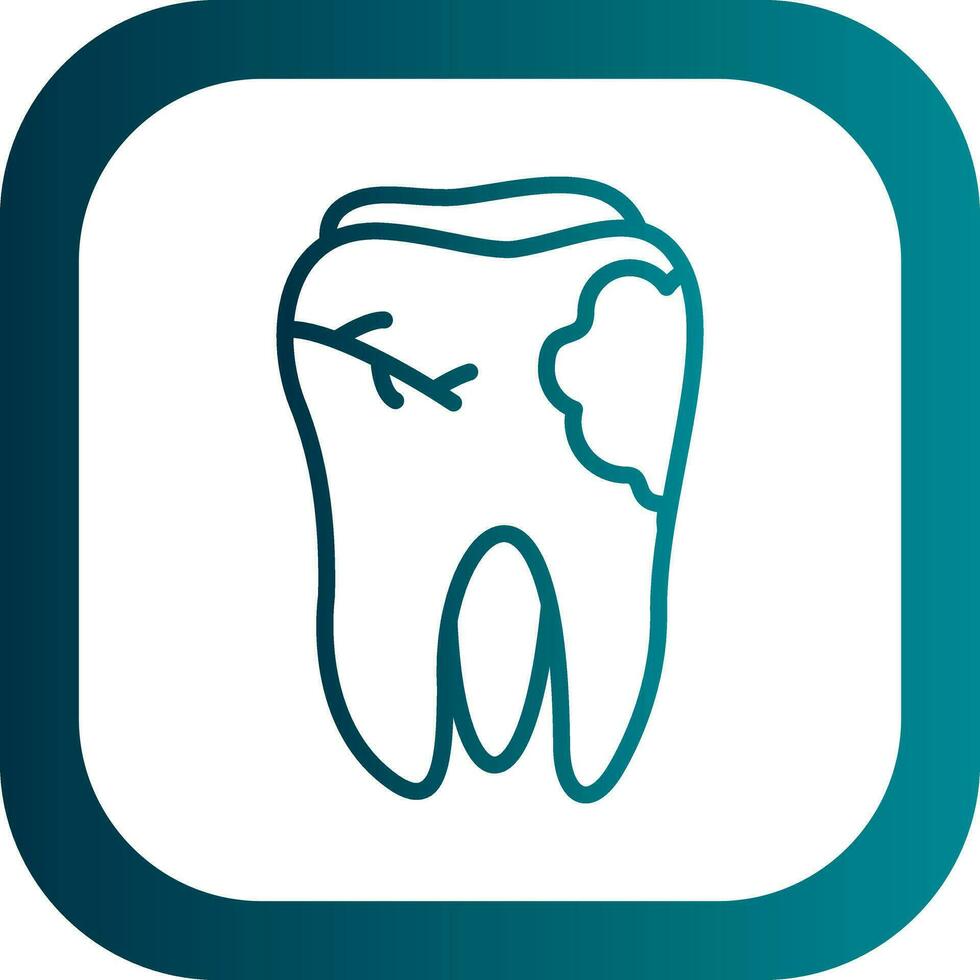 Caries Vector Icon Design