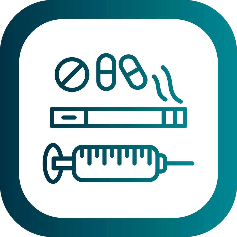 Adiction Vector Icon Design