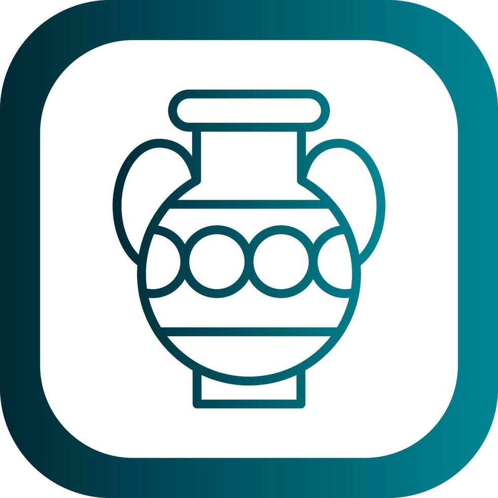 Amphora Vector Icon Design