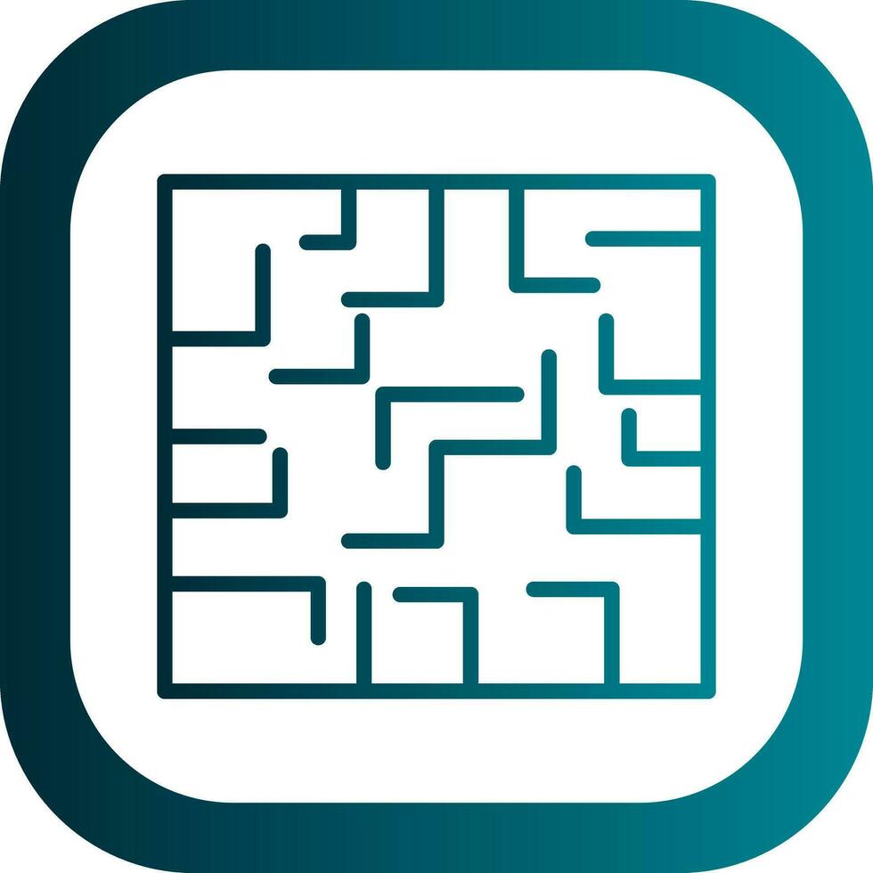 Labyrinth Vector Icon Design
