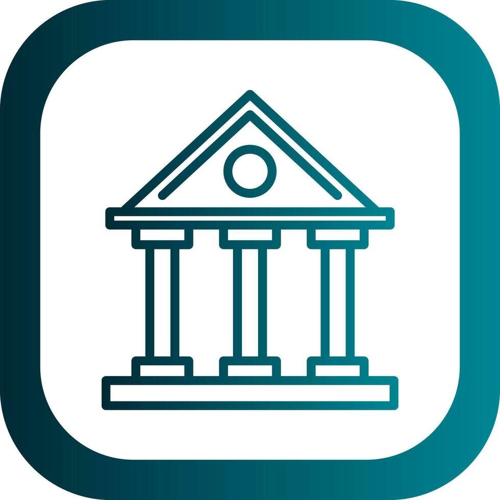 Acropolis Vector Icon Design