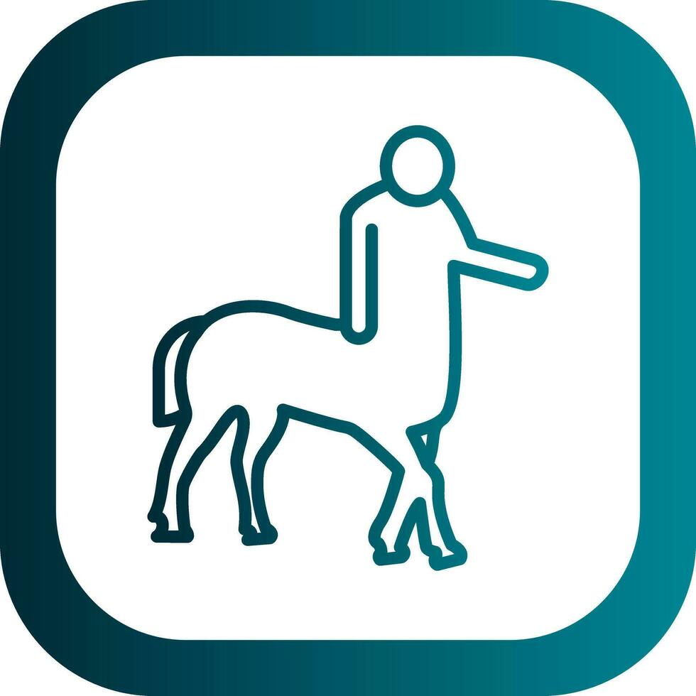 Centaur Vector Icon Design
