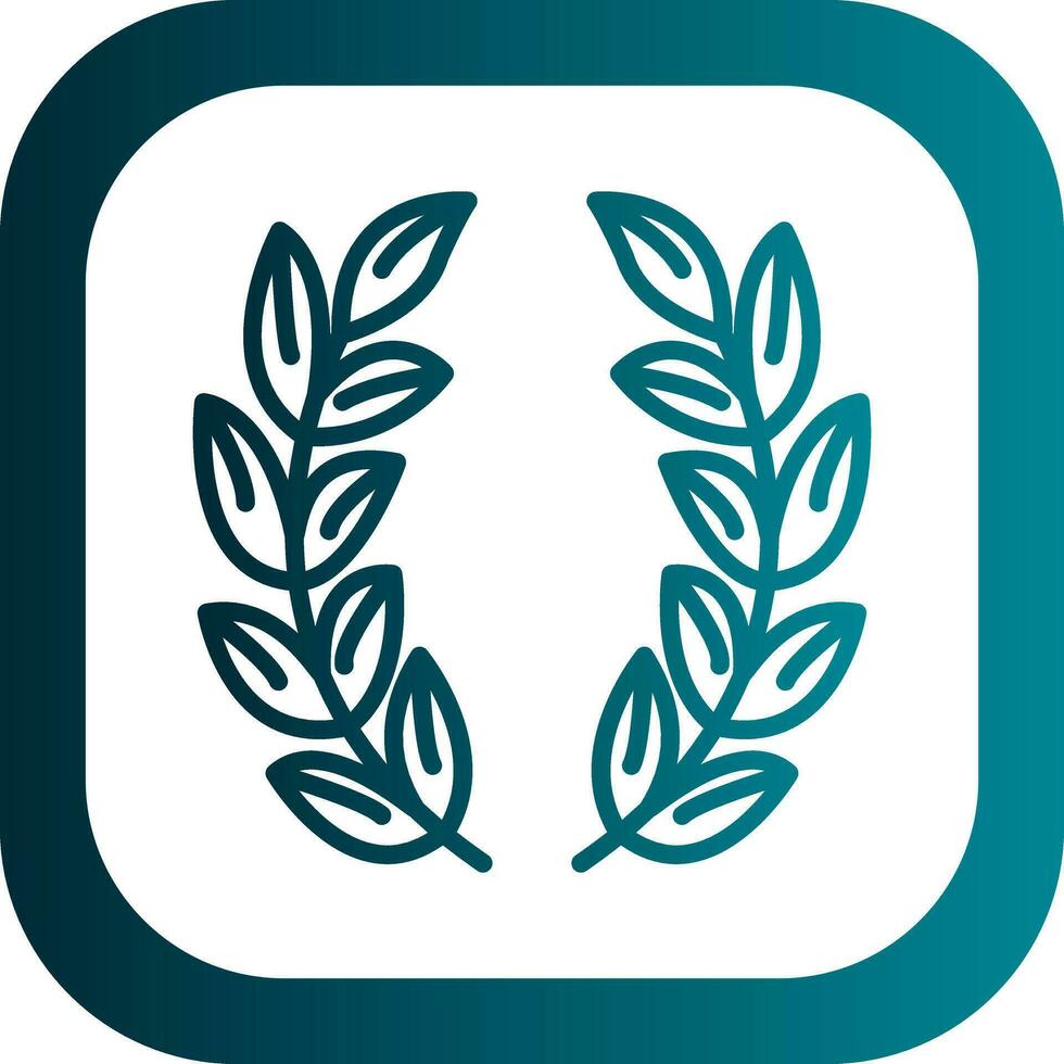 Laurel Vector Icon Design