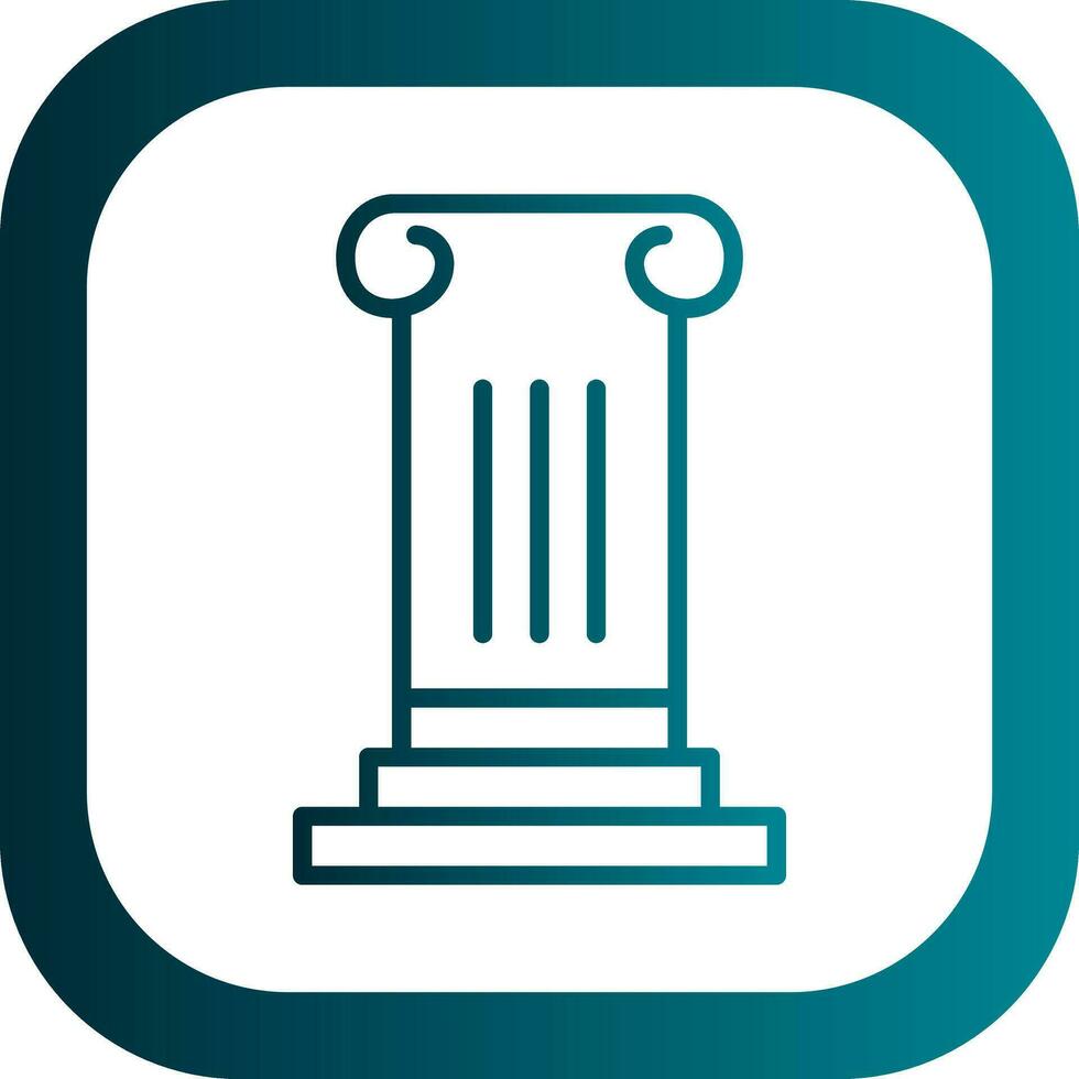 Column Vector Icon Design