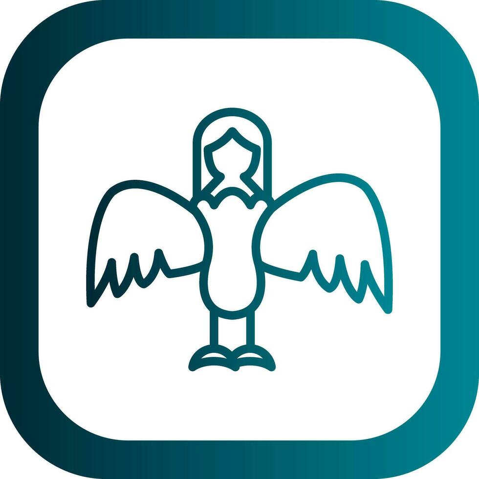 Harpy Vector Icon Design