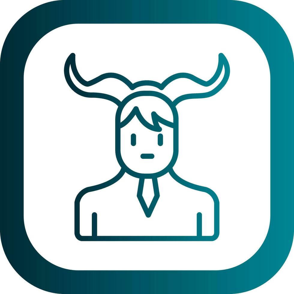 Satyr Vector Icon Design