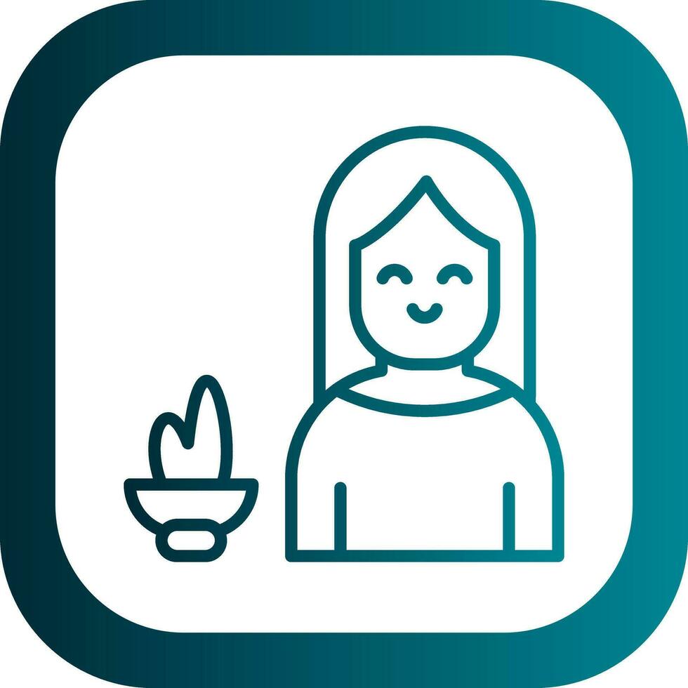 Hestia Vector Icon Design