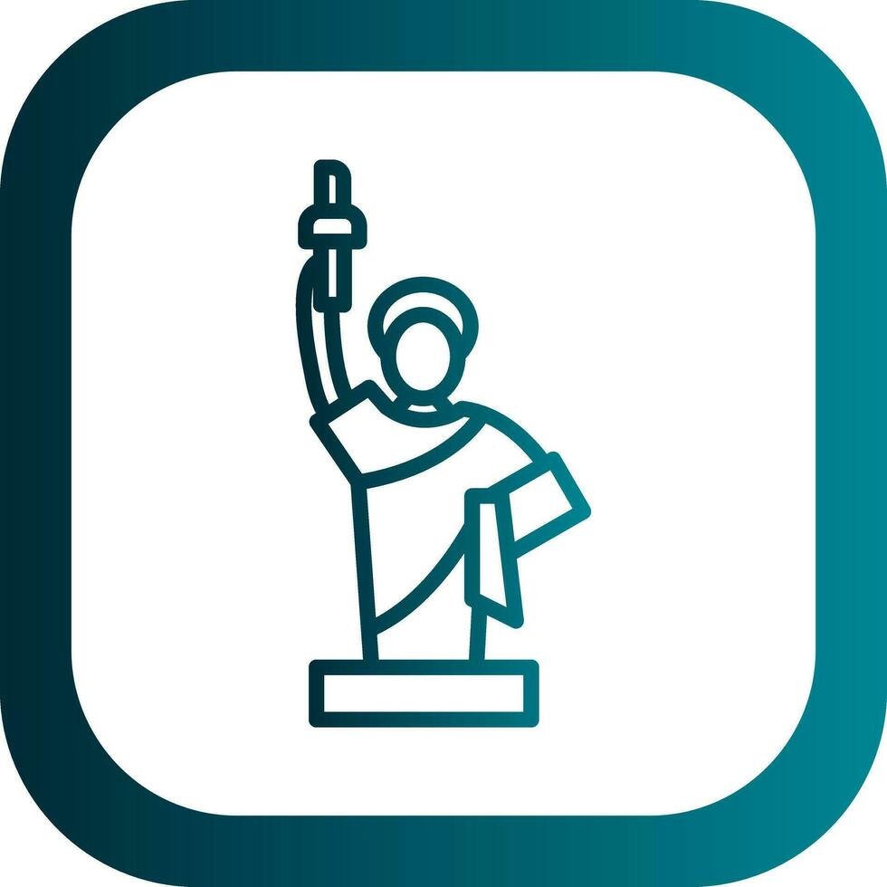 Statue Vector Icon Design