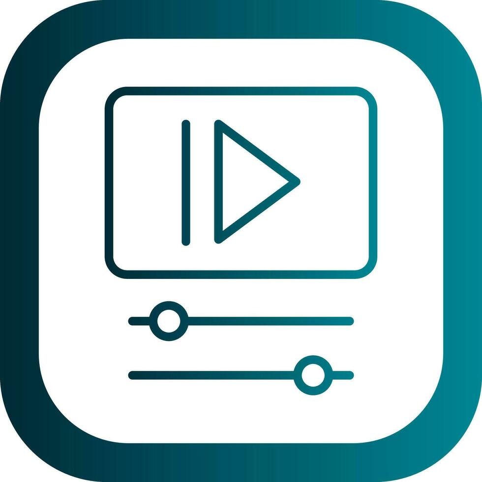 Video Vector Icon Design