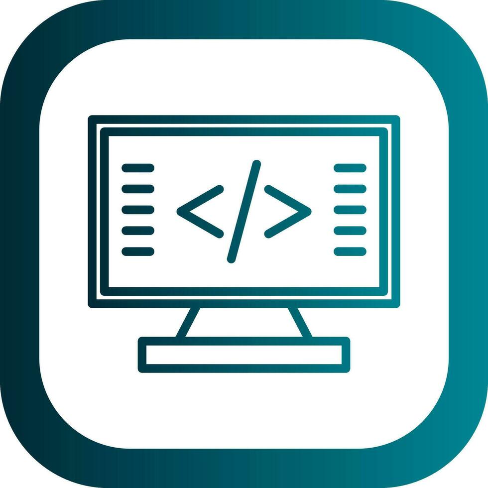 codificación vector icono diseño