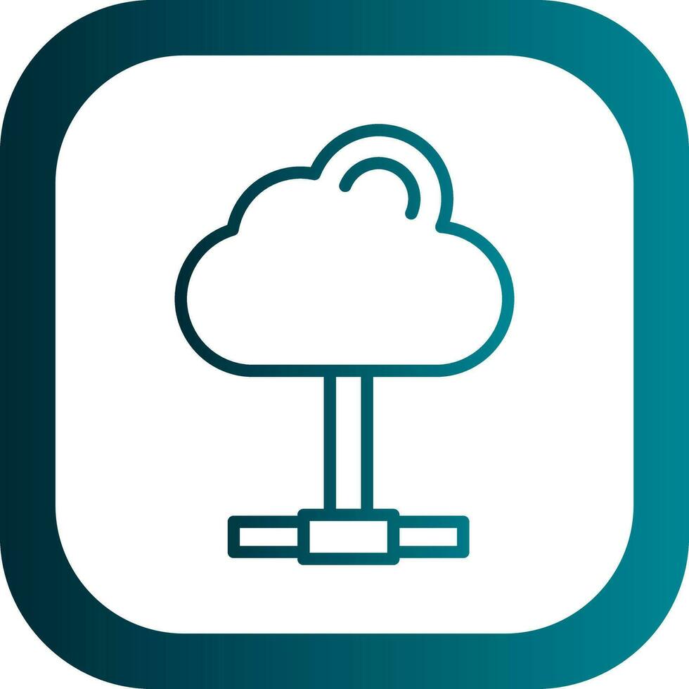 Cloud computing Vector Icon Design
