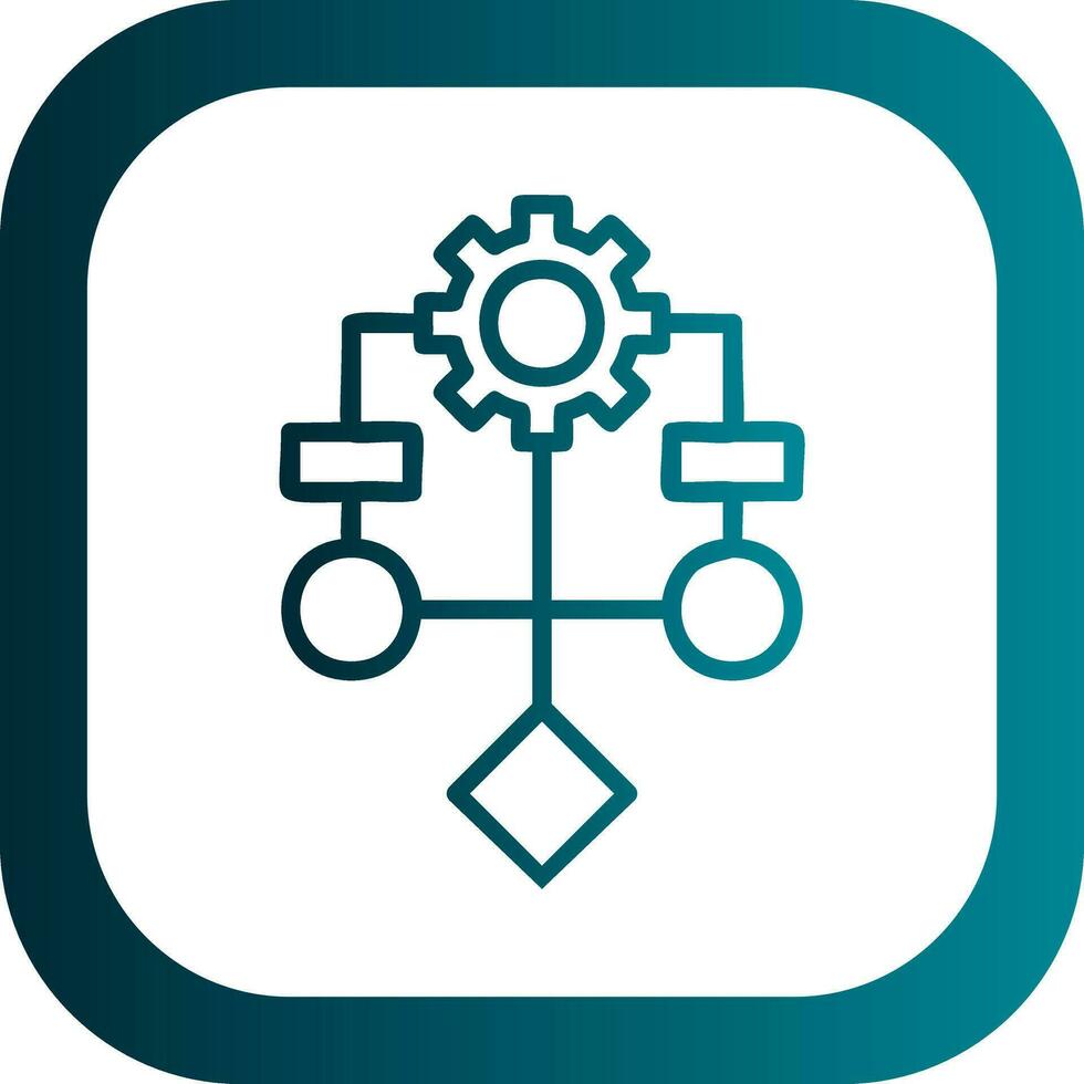 diseño de icono de vector de algoritmo