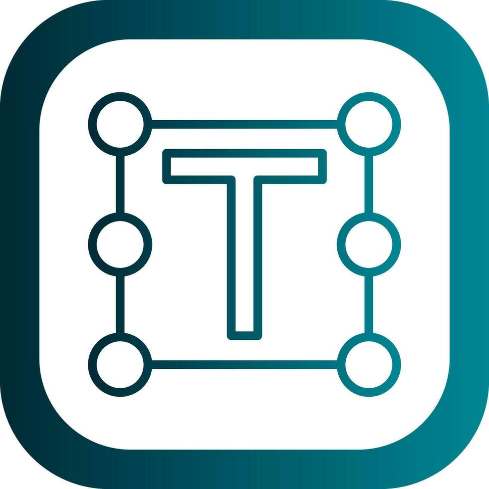 Typography Vector Icon Design