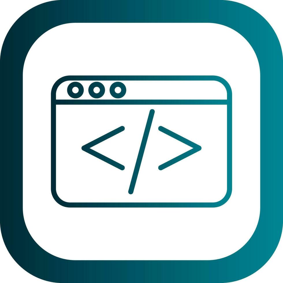 codificación vector icono diseño