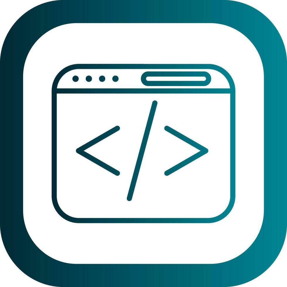 web codificación vector icono diseño