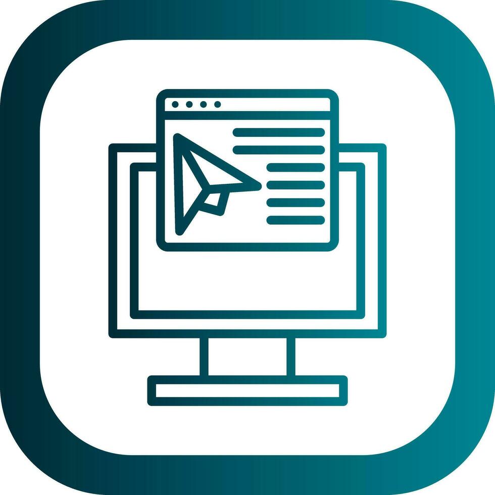 Landing page Vector Icon Design