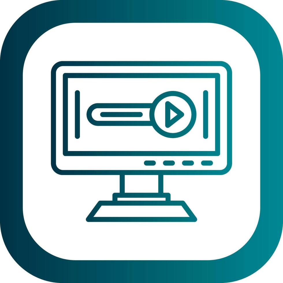 Live stream Vector Icon Design