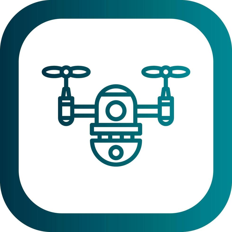 Drone Vector Icon Design