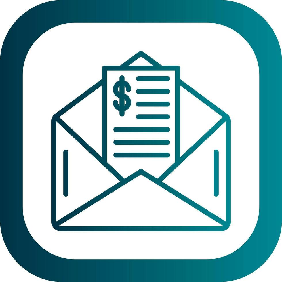 Paycheck Vector Icon Design