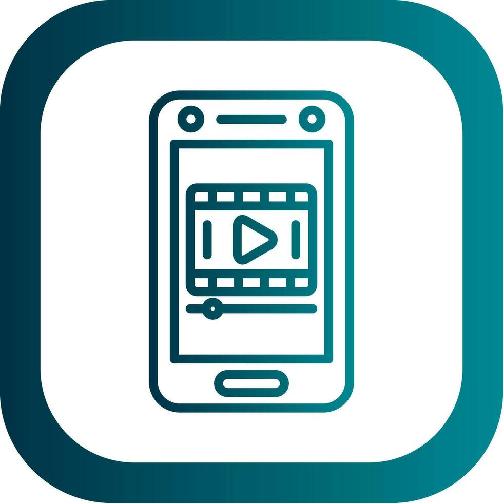 Video Vector Icon Design