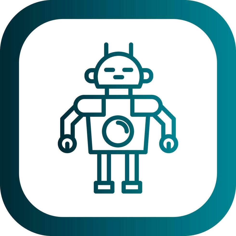 Robot Vector Icon Design