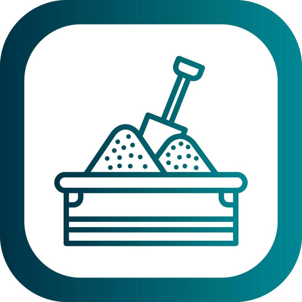 Sandbox Vector Icon Design
