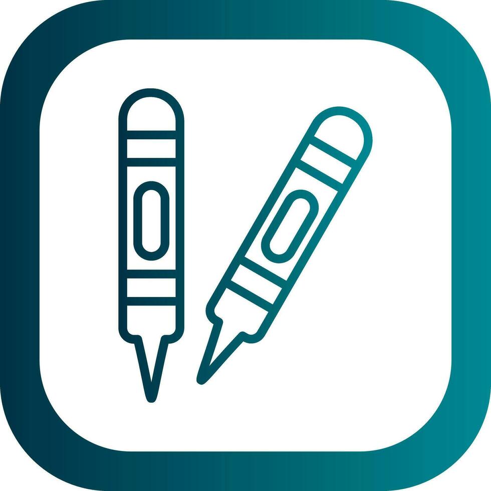 Crayons Vector Icon Design