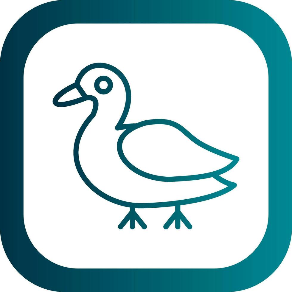 Duck Vector Icon Design