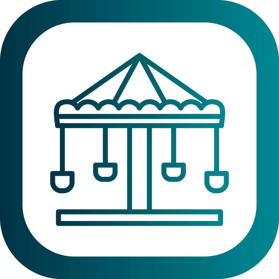 Merry go round Vector Icon Design