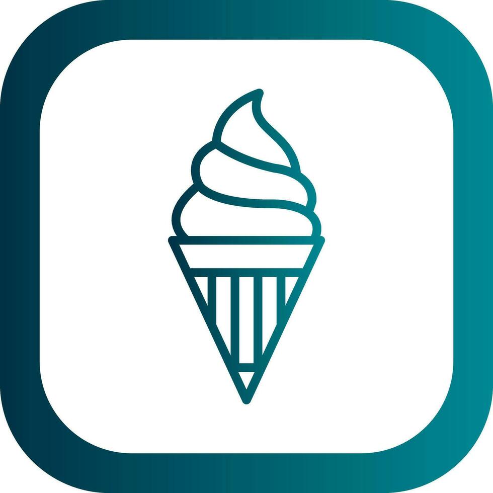 Ice cream Vector Icon Design