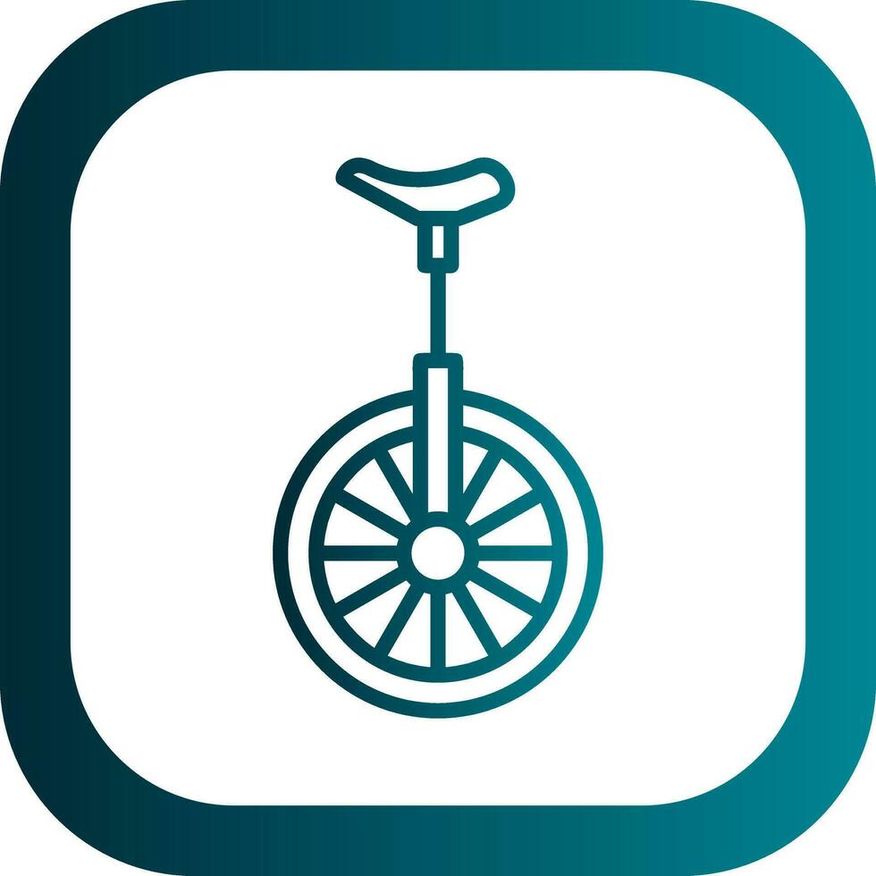 Monocycle Vector Icon Design