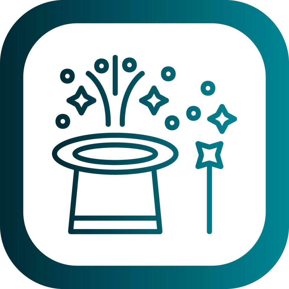 Magic trick Vector Icon Design