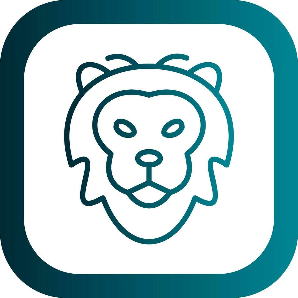 Lion Vector Icon Design