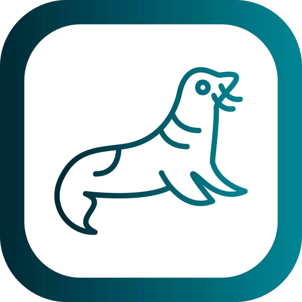 Seal Vector Icon Design