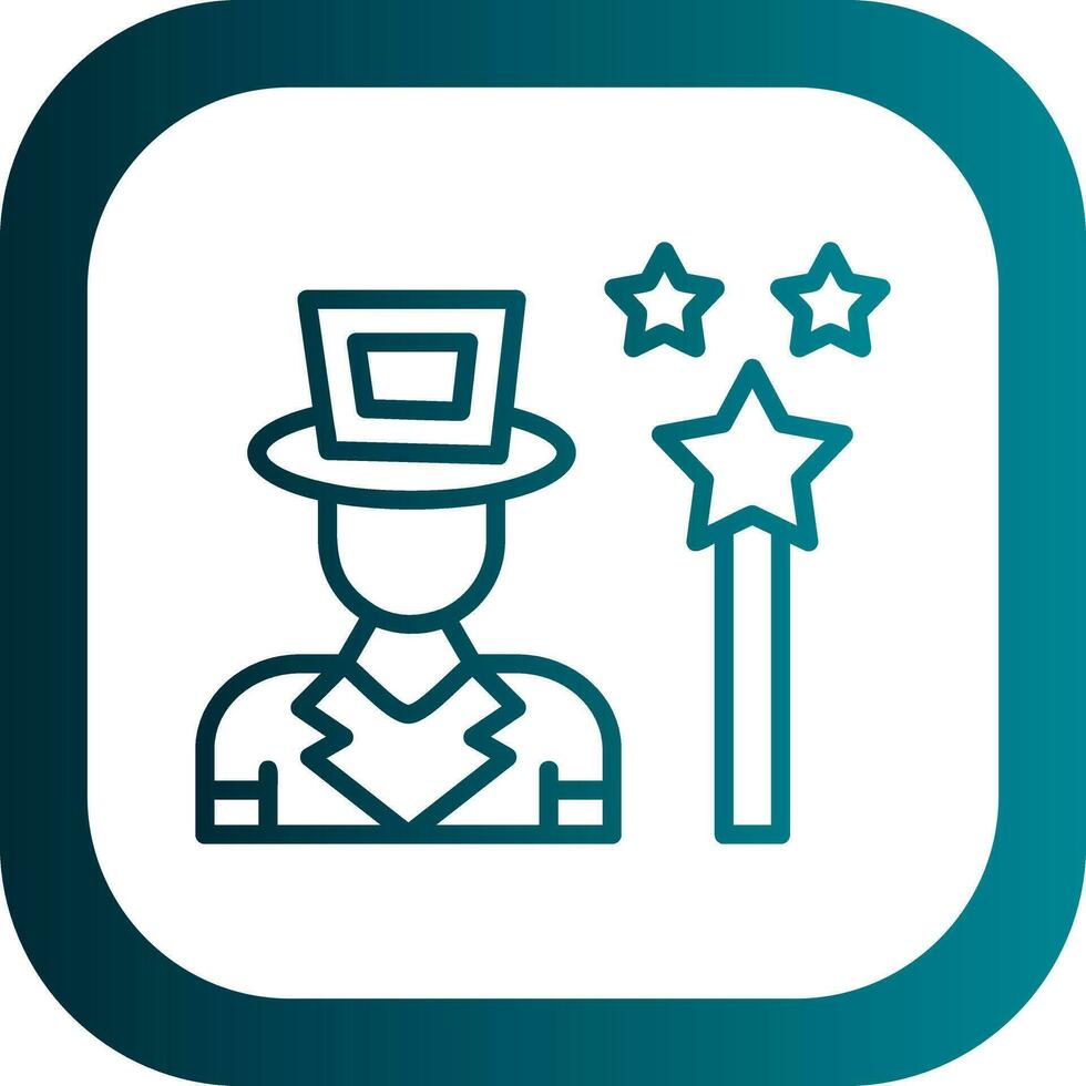 Magician Vector Icon Design