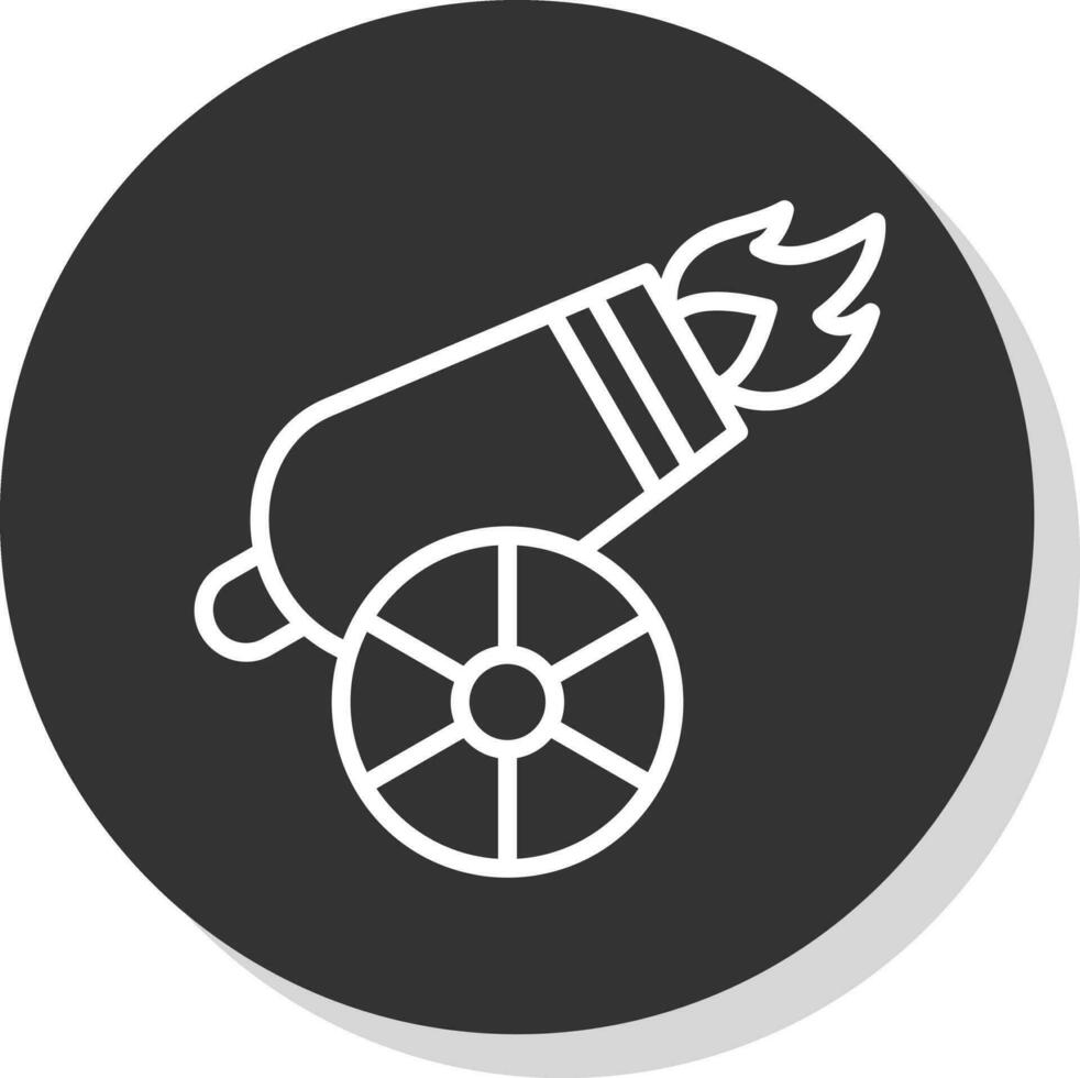 Cannon Vector Icon Design