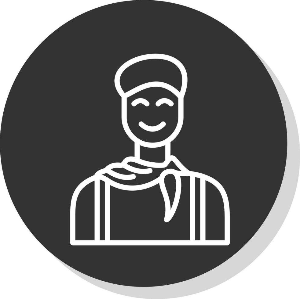 Mime Vector Icon Design