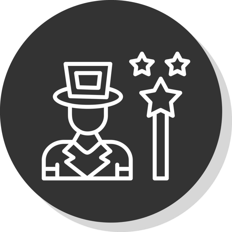 Magician Vector Icon Design