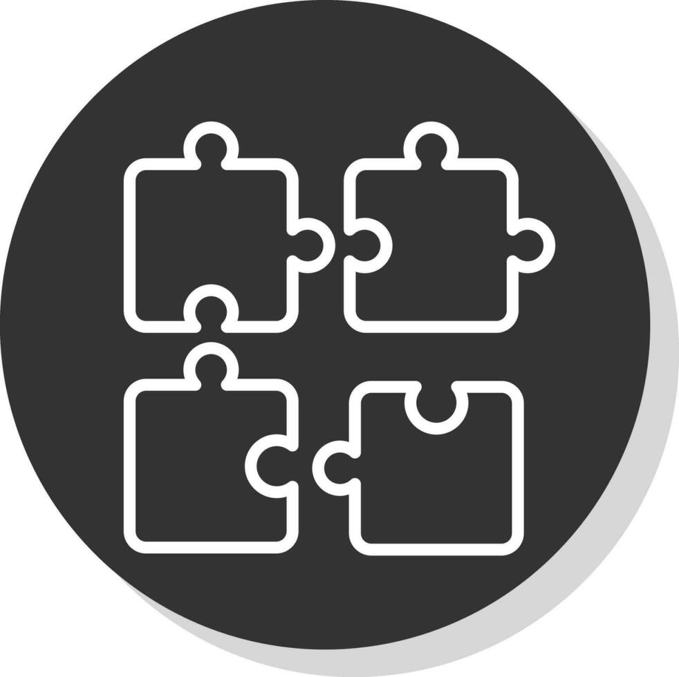 Puzzle Vector Icon Design