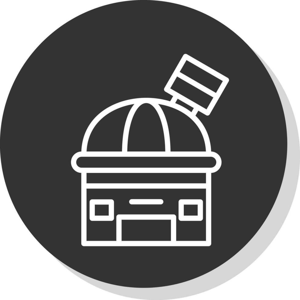 Observatory Vector Icon Design